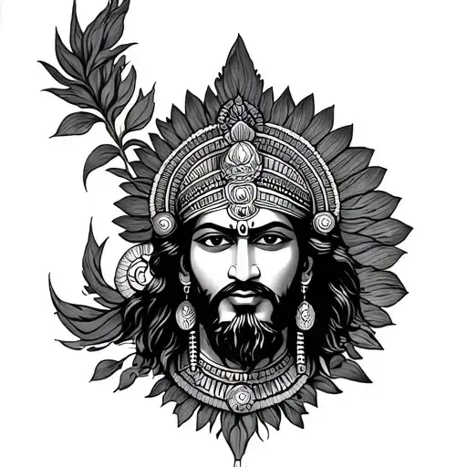 Mahabharat tattoo design idea