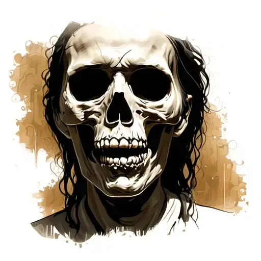 money prison death tattoo design idea