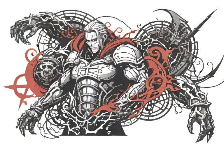 fullmetal alchemist brotherhood tattoo design idea