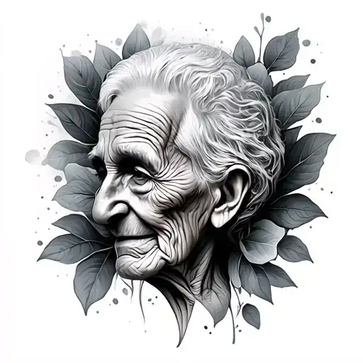 Alzheimers tattoo design idea