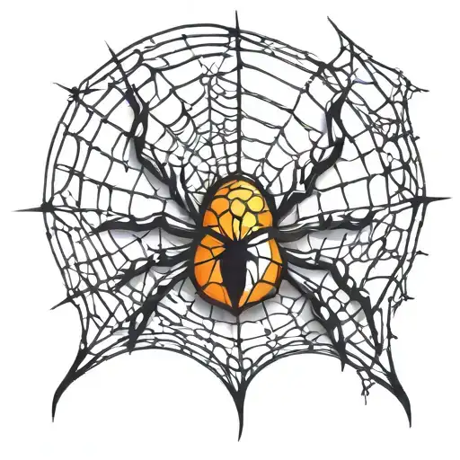spider web on hand tattoo design tattoo design idea