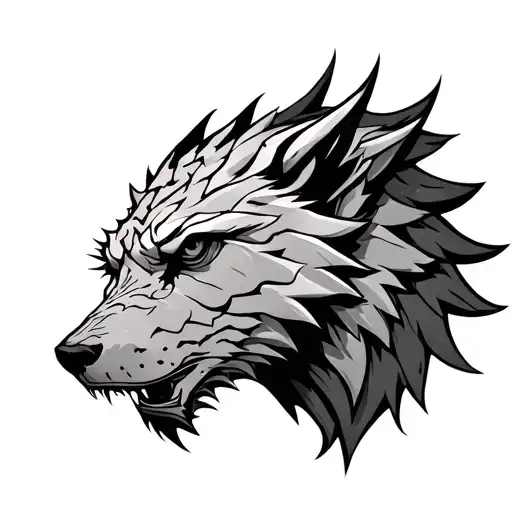 House Stark tattoo design idea