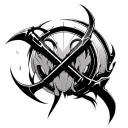  ghost in the shell symbol tattoo design idea