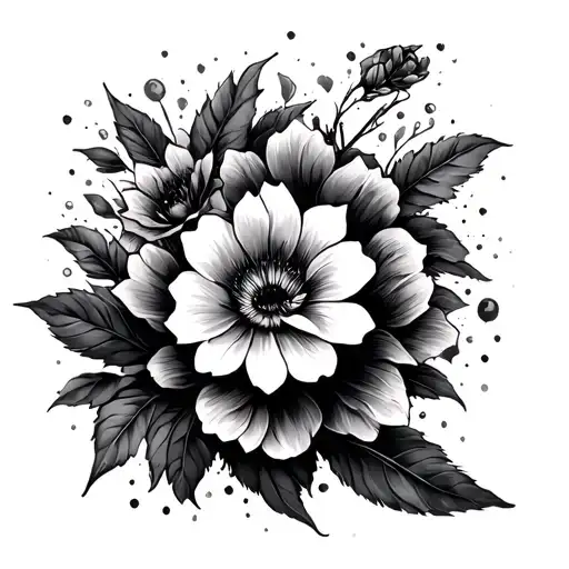 Negative Space tattoo design idea