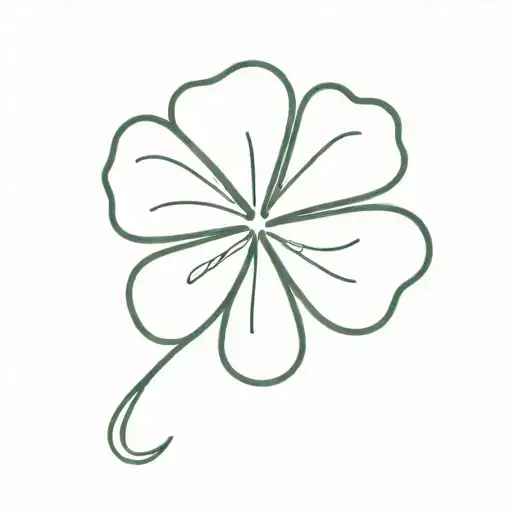 shamrock tattoo design idea