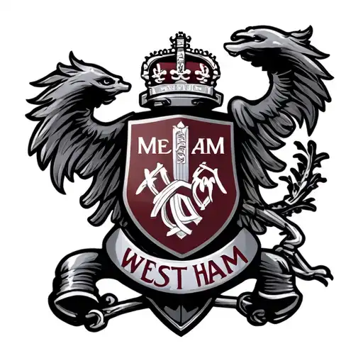 West Ham United hammers tattoo design idea