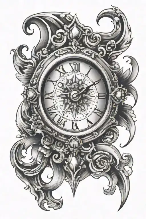 diamond eye watch tattoo design idea
