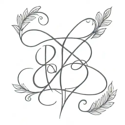 Dhruvi name unique tattoo design idea