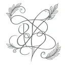 Dhruvi name unique tattoo design idea