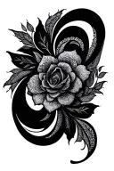 Scroll tattoo design idea