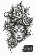 NIDHI tattoo design idea