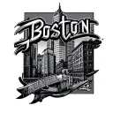 Boston tattoo design idea