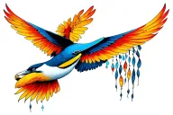 thunderbird ojibwe tattoo design idea