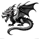 welsh dragon tail starting at the wrist and then wraps around the arm where then it goes into a should armour plate tattoo design idea