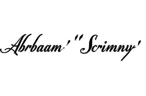 "Abraham "Hammy" Scrivner" tattoo design idea