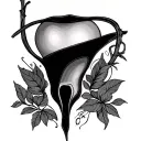 Vaginal tattoo design idea