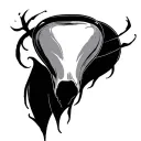 Vaginal tattoo design idea