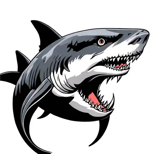Celtic Shark tattoo design idea