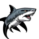 Celtic Shark tattoo design idea