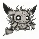 mimikyu tattoo design idea