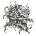 Sinister tattoo design idea