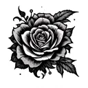 amour impossible patterns tattoo design idea