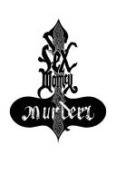 "Sex Money Murder" old english style wrighting curved shape bending tattoo design idea