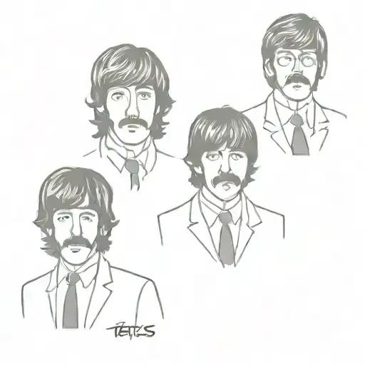 The Beatles tattoo design idea