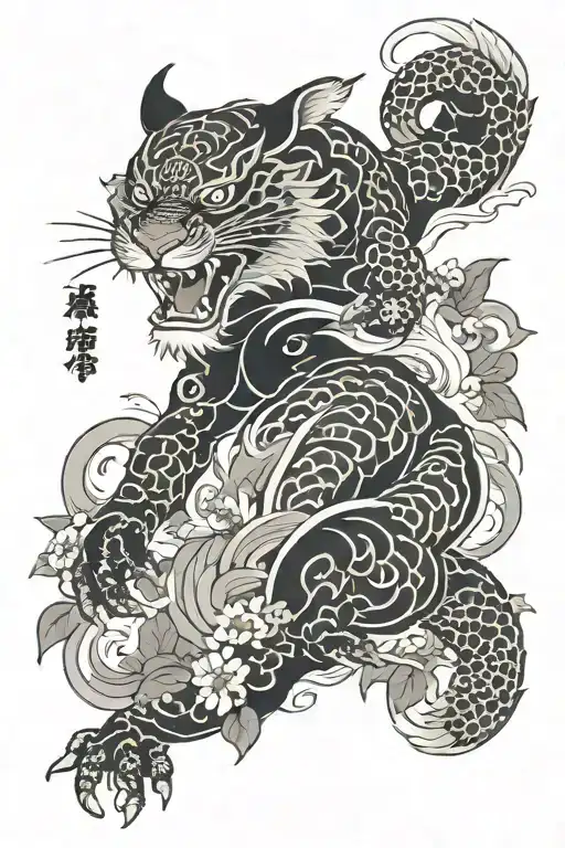 japanese proverb written tattoo design idea