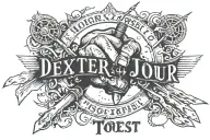 dexter hand and arm in pale, armed and holding a broken spear, along with the motto "Tout Jour Prest" ("Always ready") tattoo design idea