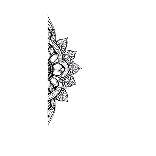 Coverup Mini Mandalas tattoo design idea