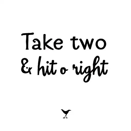 "Take two & hit to right" American robin bird tattoo design idea