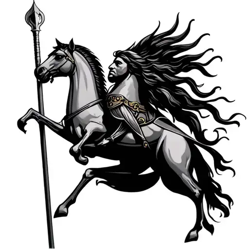 St George tattoo design idea