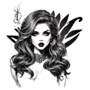 Slut tattoo design idea