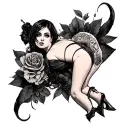 Slut tattoo design idea