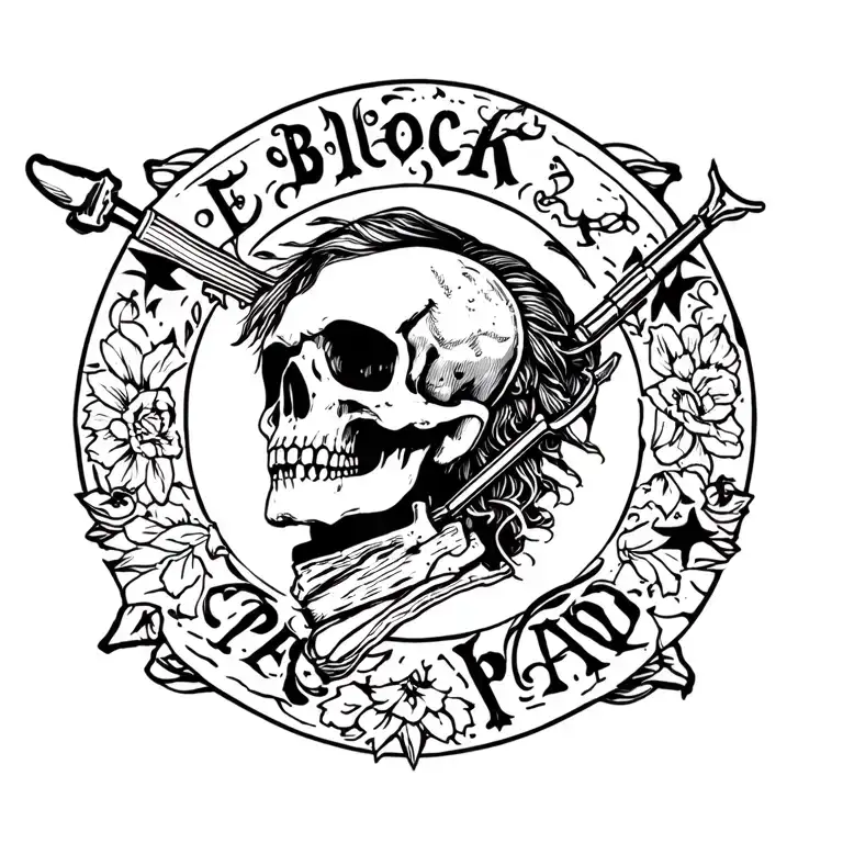 the black parade tattoo design idea