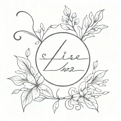proverb 4:23 with flat line drawing tattoo design idea