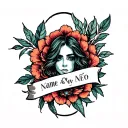 name nova tattoo design idea