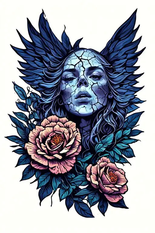 broken disfunctioneel family, trauma, healing, finding purpose in life, good person, only wanted to be loved, misteated tattoo design idea