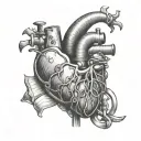Heart Surgery tattoo design idea