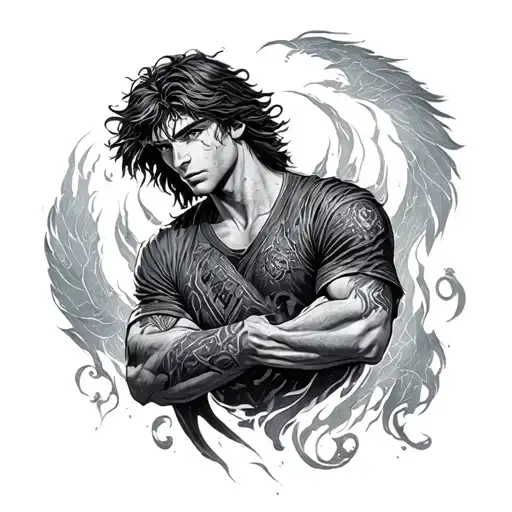 Percy Jackson series tattoo design idea