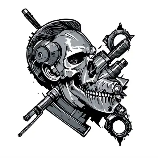 cnc machinist tattoo design idea