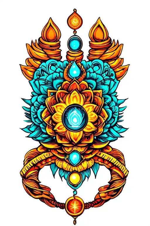 shank chakra bracelet tattoo tattoo design idea