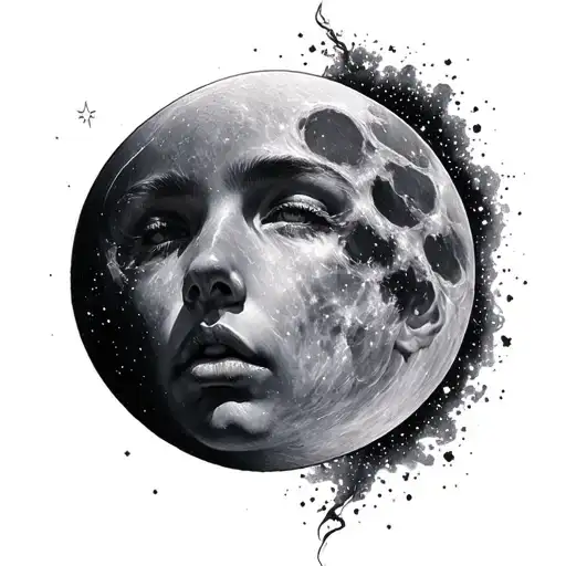"moon dust in your lungs, stars in your eyes, you are a child of the cosmos, a ruler of the skies"  tattoo design idea