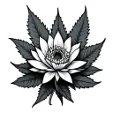 420 tattoo design idea