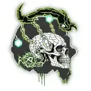 skull scorpion hand tattoo design idea