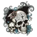 vanoim colorful tattoo design idea