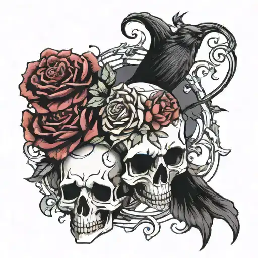 vanoim colorful tattoo design idea