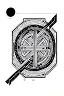 labyrinthe  tattoo design idea