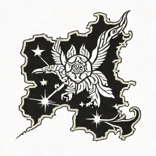 Afghanistan war tattoo design idea
